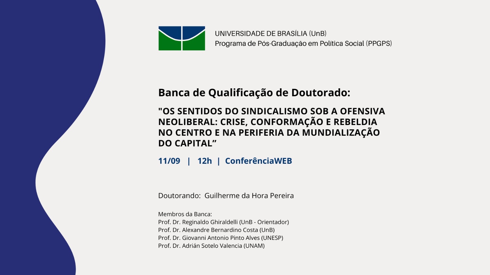 Banca de Qualificação Guilherme 
